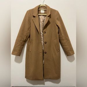 A&F dad coat peacoat